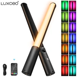 LUXCEO P400 Light Tube Handheld RGB Stick Wand LED Colorful Photography Video Lamp CRI 95+ 2500K- 6500K For Studio Photo Vlog