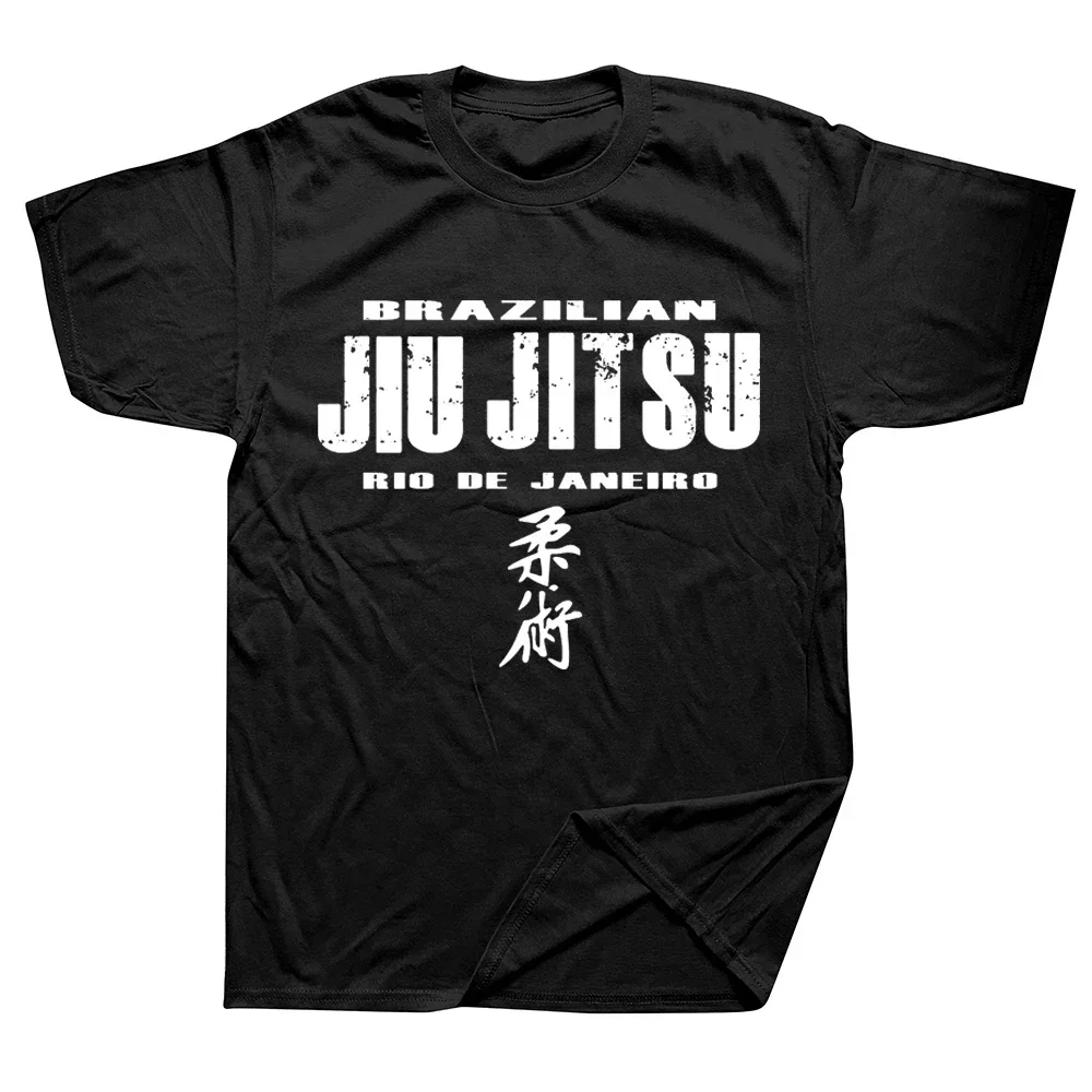 Brazilian Jiu Jitsu Rio De Janeiro Summer T Shirt for Men Sport Clothes BJJ T-shirt Brand Men Hipster Graphic Judo T-shirts Tops