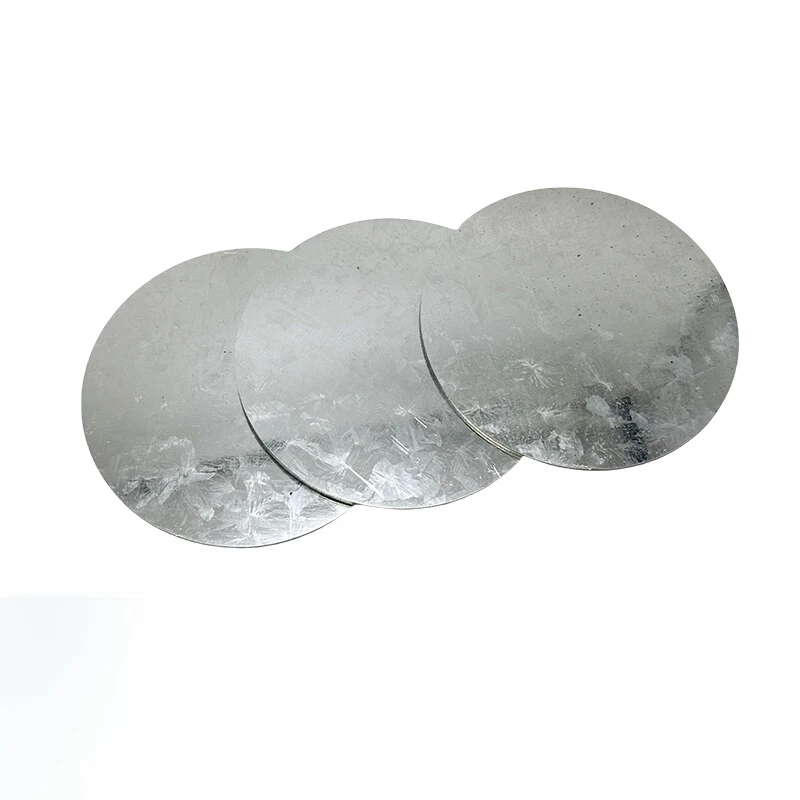 Kreisscheibe aus verzinktem Eisen Q235/A3, Metall-Eisen-Rundplatte, Dicke 0,5 mm bis 5 mm, Durchmesser 50/100/150/200/250/300 mm – Detail 2
