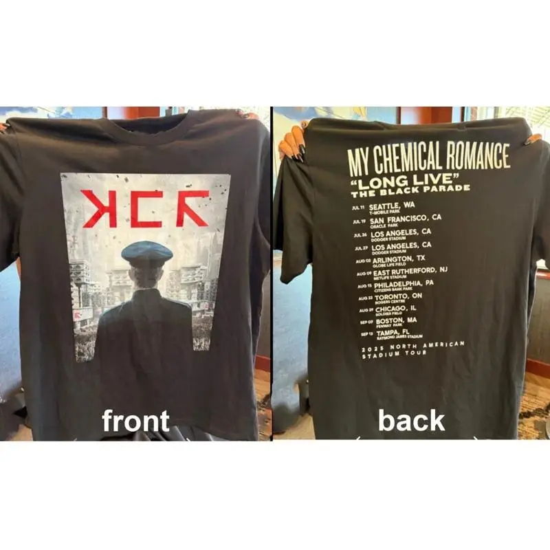 

Футболка MCR My Chemical Romance 2025, репринт с товаром