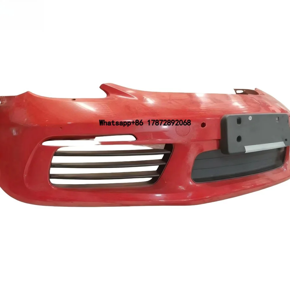 

Front Bumper Kit for 718 Boxster Cayman 982 With Grille Chrome Trim Auto Body Parts Replacement Fascia Assembly