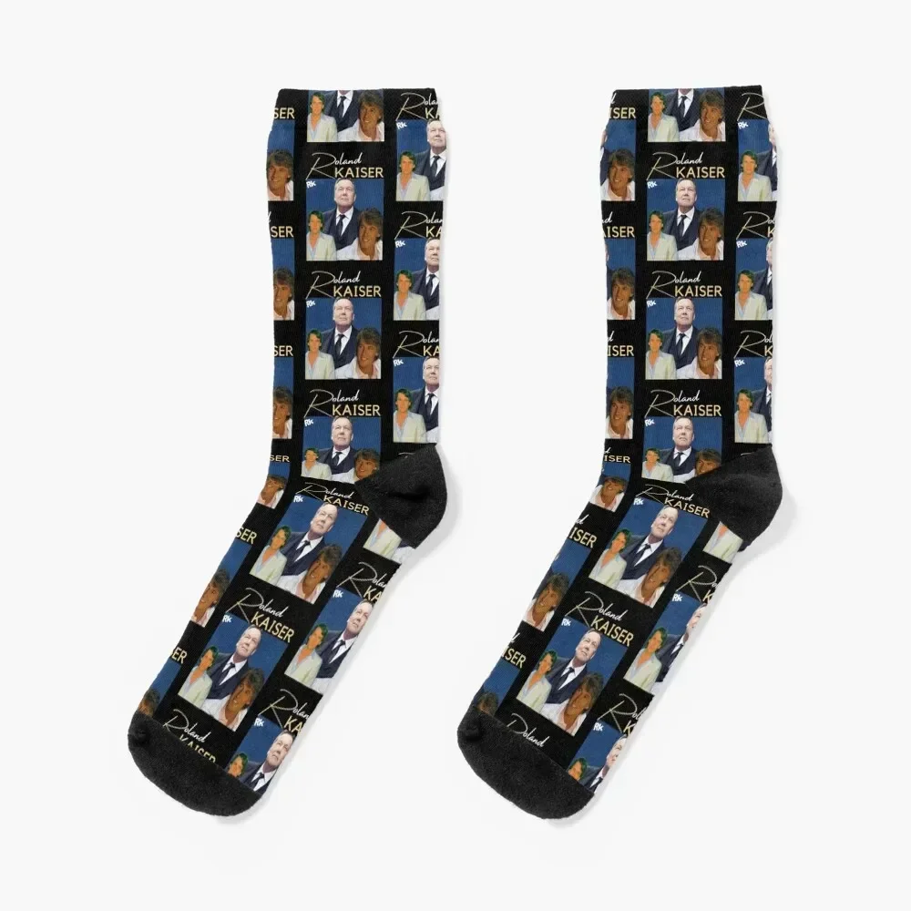 Roland kaiser - rip Roland kaiser - rest in peace Roland kaiser Socks Men's luxe FASHION hiking Boy Socks Women's