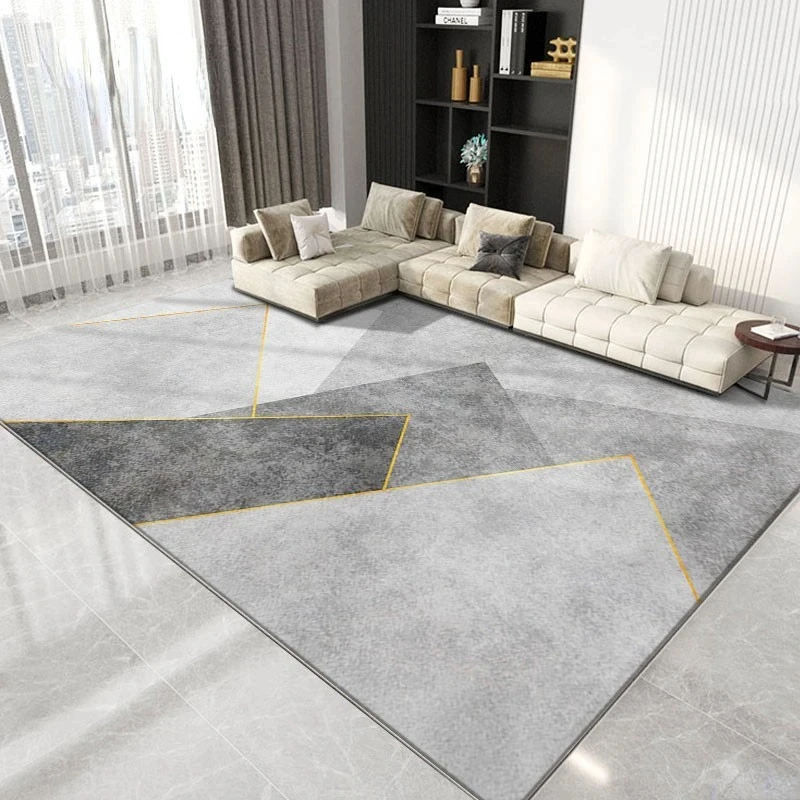 Nordic Marble Geometry Teenager Room Decoration Carpets for Living Room Bedroom Rug Non-slip Area Rugs Home Washable Floor Mats
