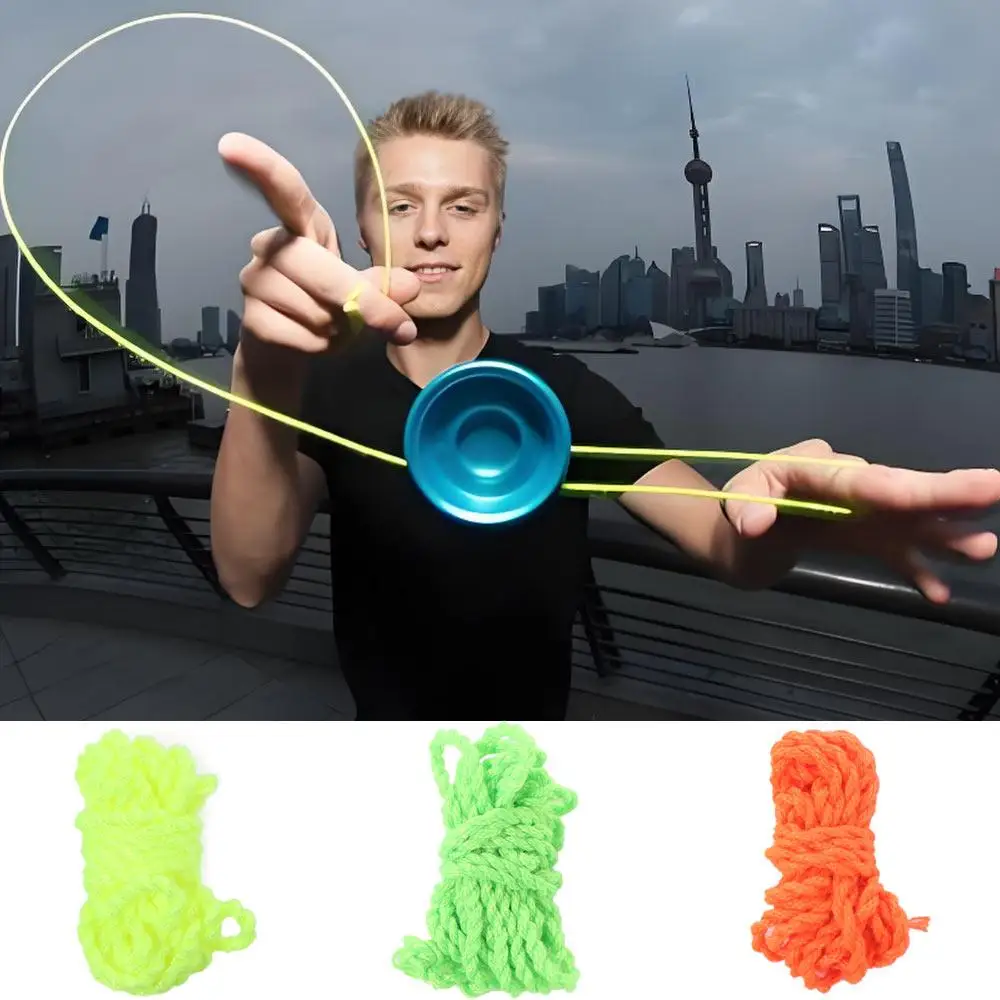 Durable 1.3M 24-Strand Yoyo Strings Nylon Cotton Professional Yoyo Ball Strings Juggling Bearing String YoYo Rope Responsive
