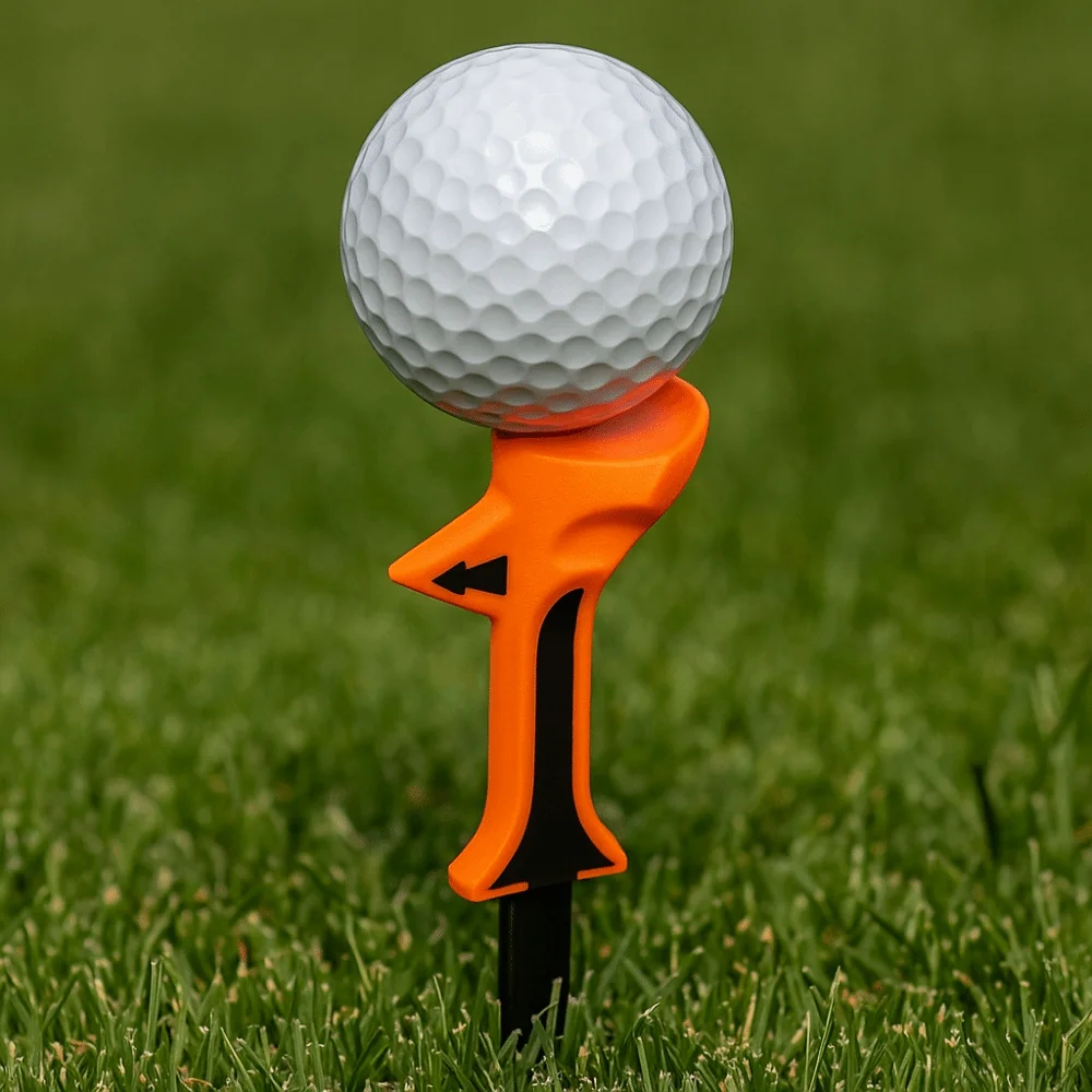 قطري إدراج تي شيرتات الغولف تعزيز المسافة استبدال حامل كرة الغولف المحمولة القابلة لإعادة التدوير جولف البلاستيك المحملة نطاق القيادة