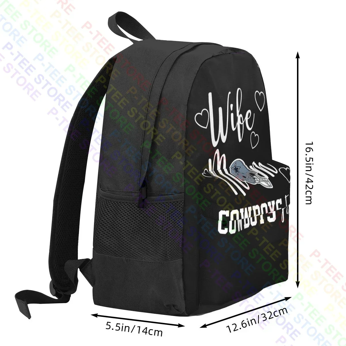 Cowboy Fan Football Dallas Large Capacity Backpack Travel Backpack Gym Tote Bag Outdoor Running