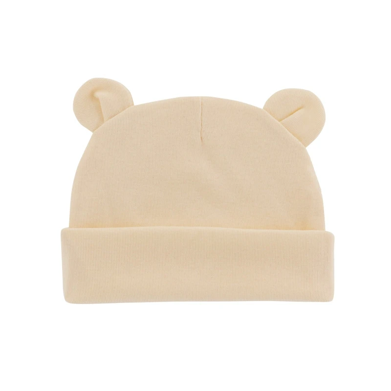 0-12M Cute Baby Newborn Beanie Girls Boys Cute Cotton Soft Elastic Baby Cap Newborn Photography Props Infant Bonnet Accessories