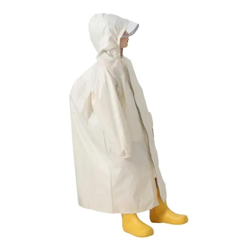 90-160cm impermeabile parapioggia per bambini grandi impermeabile Poncho giacca escursionismo Rainwear Chubasqueros zainetto positivo