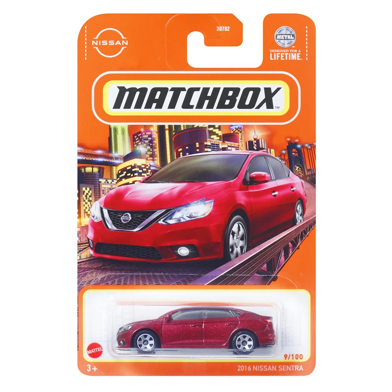 Mattel Matchbox Car Diecast 1/64 Boy Toys Nissan Sentra Freightliner Tesla Roadster Lotus Europa Cadillac Ford Bronco Sport Gift