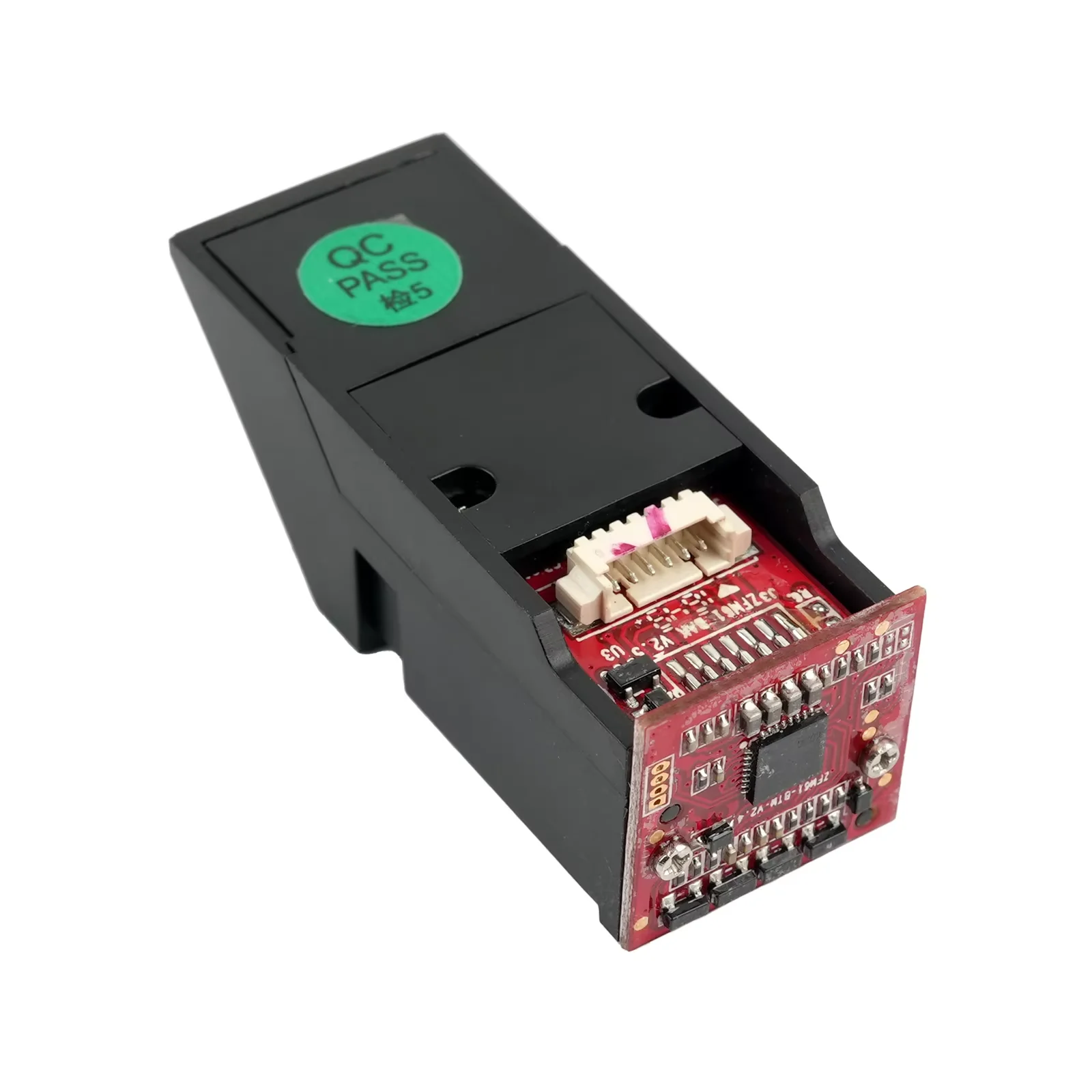 وحدة استشعار بصمات الأصابع الضوئية AS608 للضوء الأخضر لاردوينو/STM32/AVR مع شريحة DSP وتخزين 240 قوالب