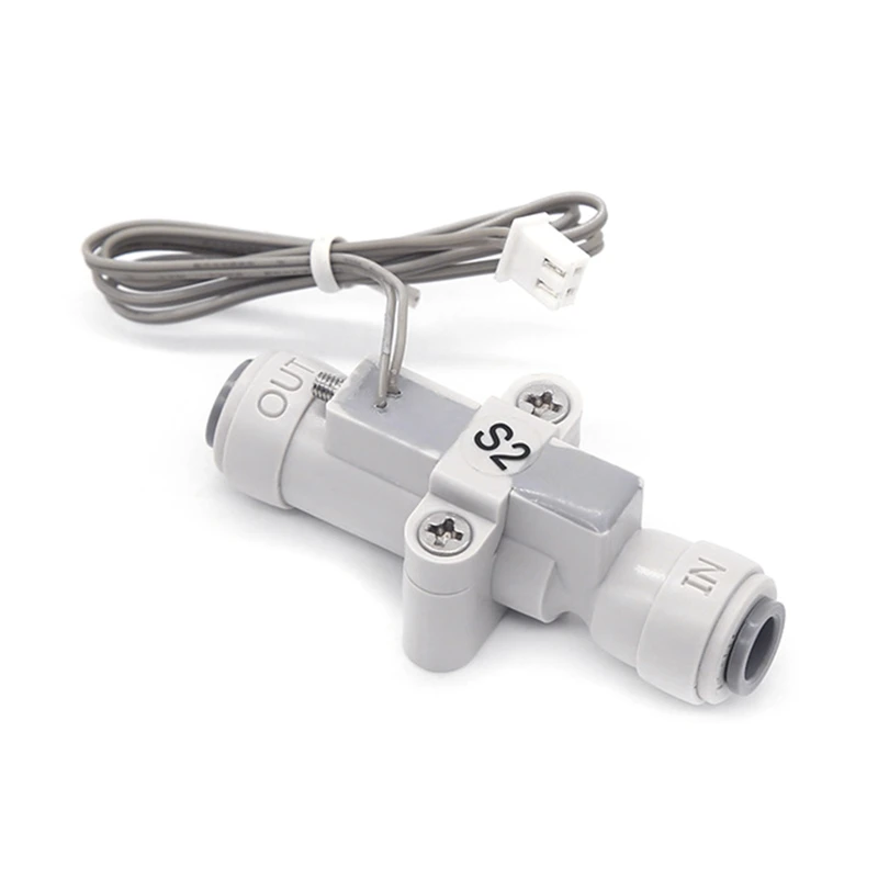 

Compact Flow Sensor G1/4" Liquid Water Flow Sensor Flowmeter Water Flow Switch Suitable for Water Dispenser Purifier