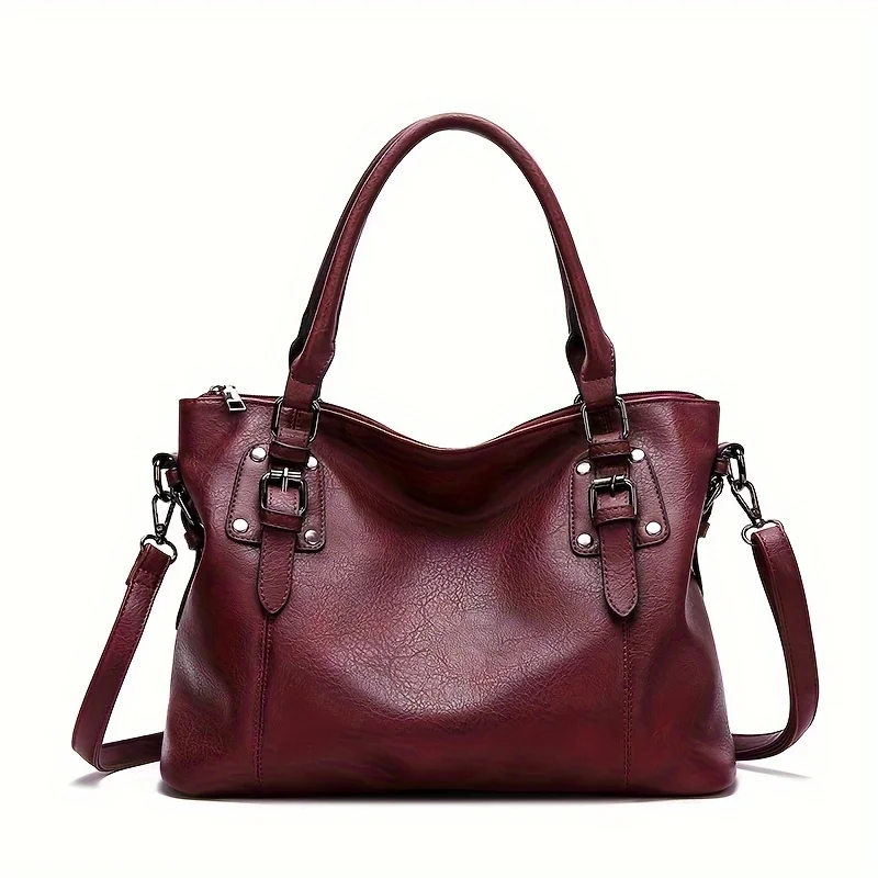 2024 New Arrival Wholesale Fashion Vintage Tote Bag Women's Large Capacity Handbag Simple Style Evening Party Hot Sale Bags