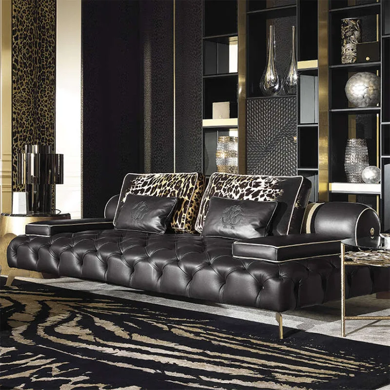 Włoska minimalistyczna prosta sofa