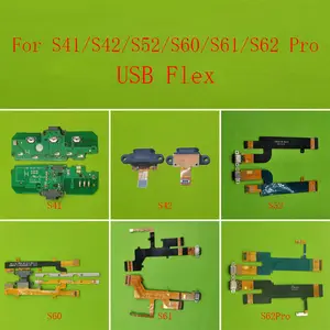 Bilashmart USB Charging Charger Jack Port Connector Board Caterpillar Cat S41 S42 S52 S62 Pro S61 S60 Power Volume Up Down Flex Cable