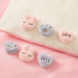 4/8pcs Quilt Cover Pins Rabbit Heart Claws Shape Non-slip Comforters Quilt Fixer Duvet Fastener Grippers Plush Bed Sheet Holder