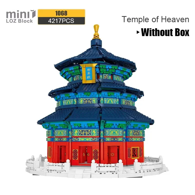 4217Pcs Creative Temple of Heaven Building Blocks Kit MOC Modular Palace Model Building Sets Gifts for Adults Kids Boys Toys