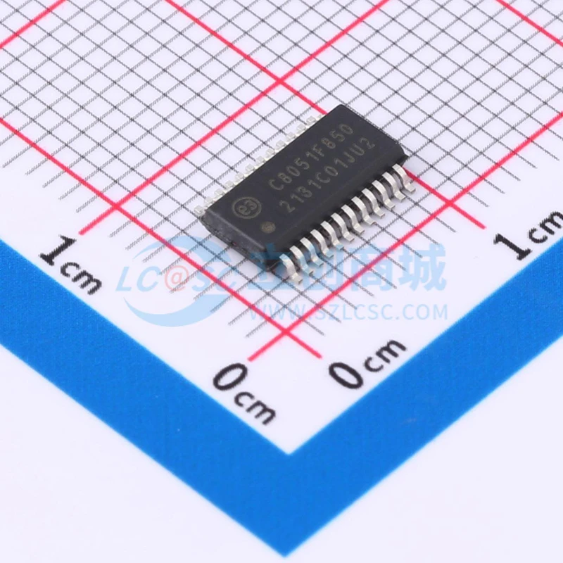 100% NewOriginal C8051 C8051F C8051F850 C8051F850-C C8051F850-C-GU Package QSOP-24-150mil Microcontroller (MCU/MPU/SOC)