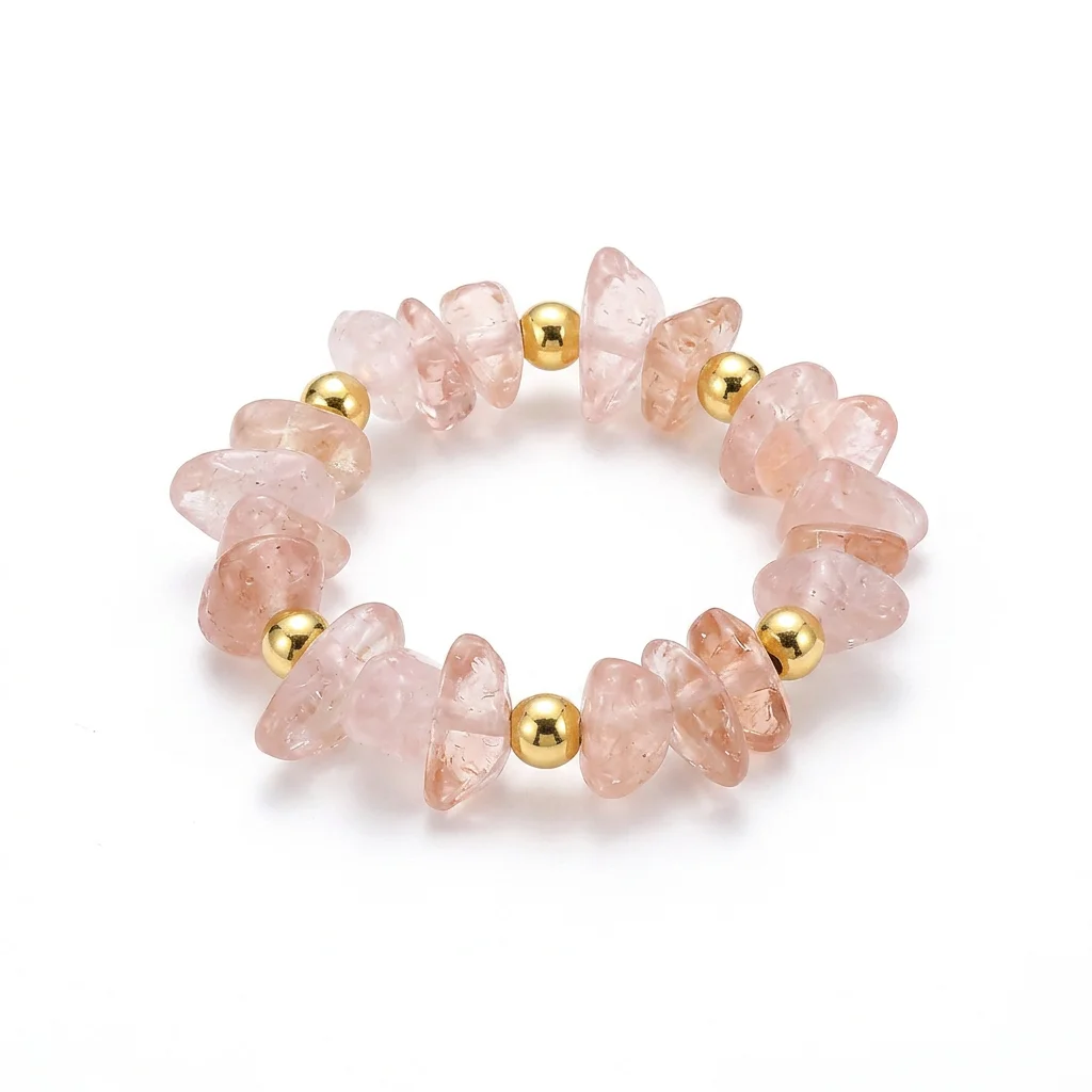 60 Stile Natürliche Steinchip-Ringe Schmuck Personalisierte Ringe Fingerringe Damenring Geschenk Boho Rohe Kristall-Accessoires – Detail 9