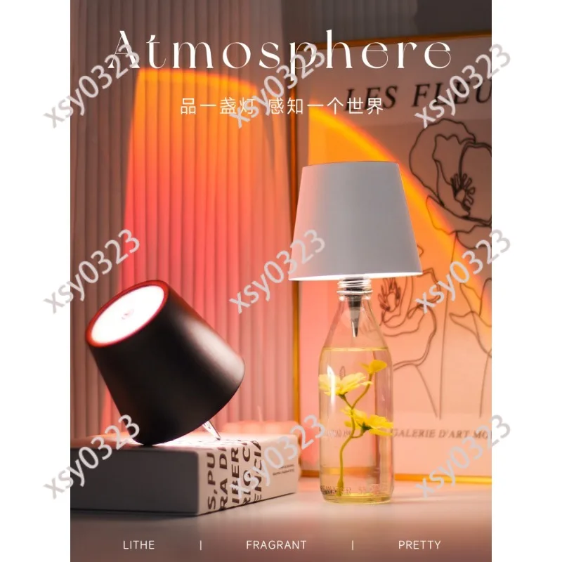 

Rechargeable Bottle Stopper Light Insert Type LED Night Light Decorative Ambient Lamp