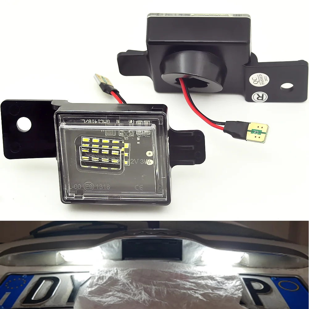 

6000K White Full LED Car Number License Plate Lights For Chevy Silverado 1500 2500 3500 GMC Sierra Chevy GMC Canyon etc