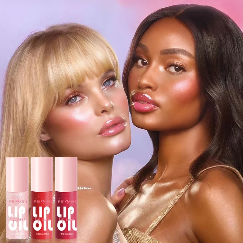 مجموعة زيت الشفاه المائية المكونة من 6 قطع، ملمع الشفاه المرطب، يقلل من خط الشفاه، منتجات العناية بالشفاه