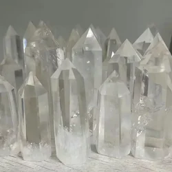 1pcs Brazilian Natural Quartz Crystal White Crystal Brazilian Crystal Healing Crystal Ornaments