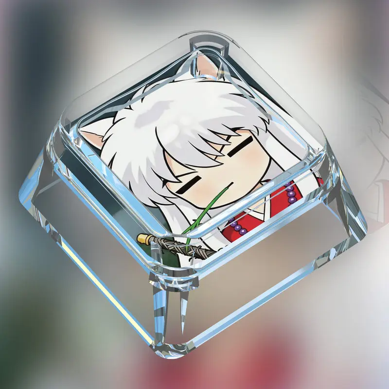 Inuyasha Anime Theme Keycaps Cross Axis Mechanical Keyboard Pc Gaming Keyboard Keyboard Favorites Gifts Custom Keycaps Esc Keys