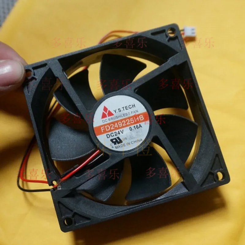 

EE 1PCS for Y.S.TECH FD249225HB fan 90*90*25mm 2pin 24V 0.16A
