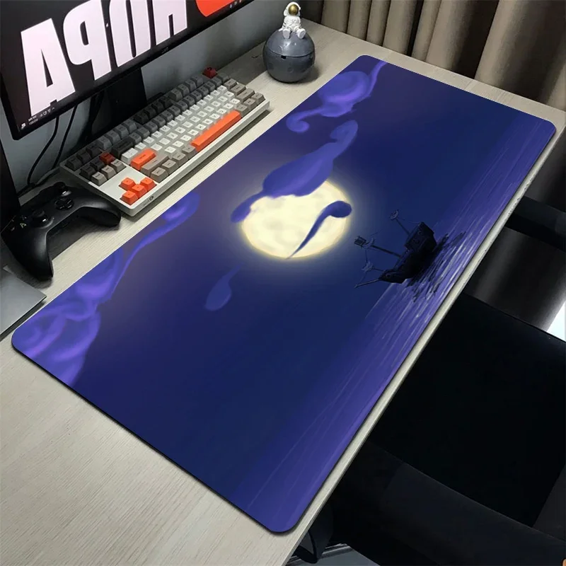 Kawaii Mouse Pad M-Monkey Island Mausepad Gamer Pads Gaming Mat Rubber Keyboard Pc Extended Accessories Cabinet Xxl Mause Mats