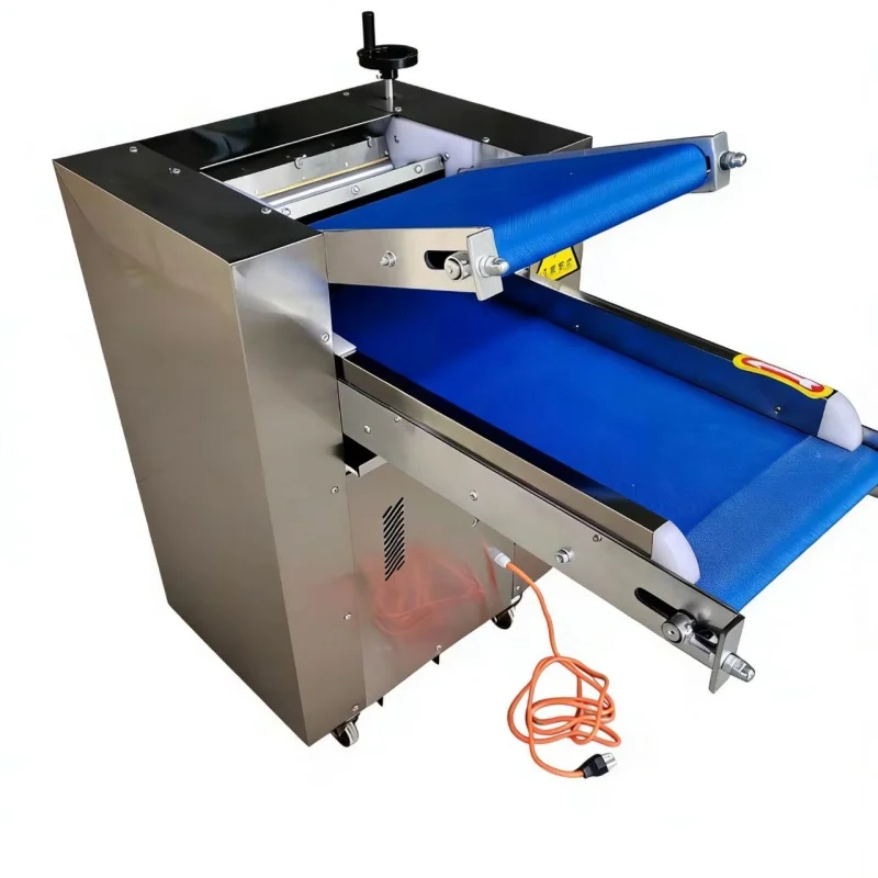 Electric Dough Sheeter Press, Automatic Samosa & Flatbread Dough Sheeting Machine For Snack Shop & Catering