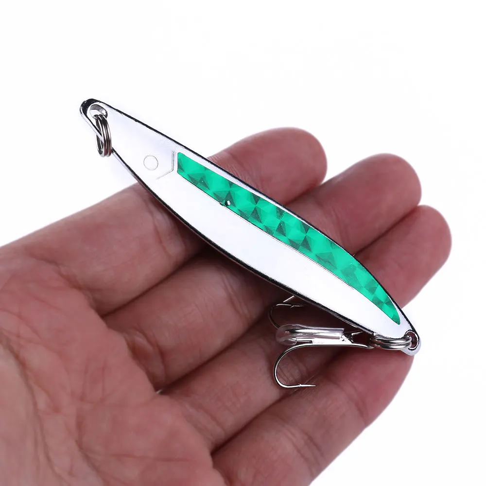 Señuelo cuchara triple oscilante de metal para lubina y lucioperca - imagen 2