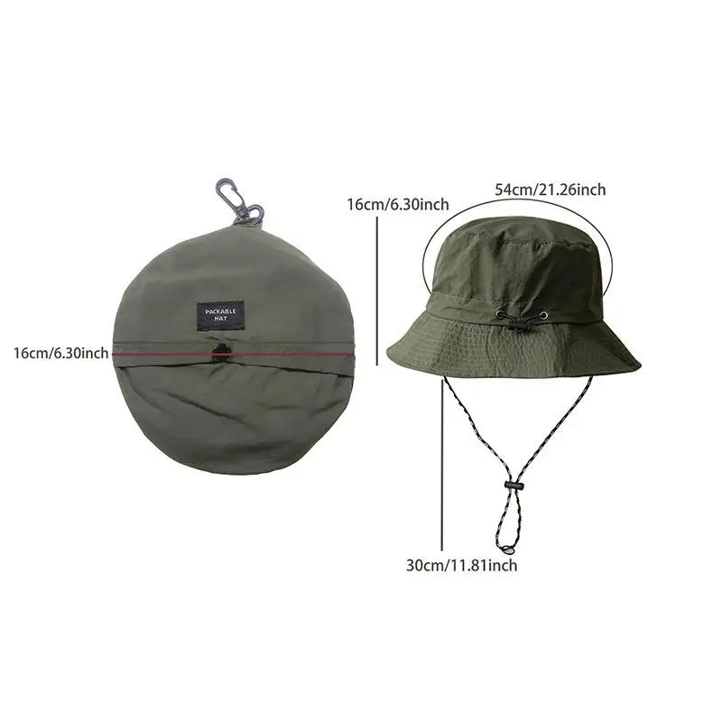 Waterproof Fisherman Hat Women Summer Sun Anti-UV Protection Camping Hiking Mountaineering Caps Men\'s Panama Bucket Outdoor