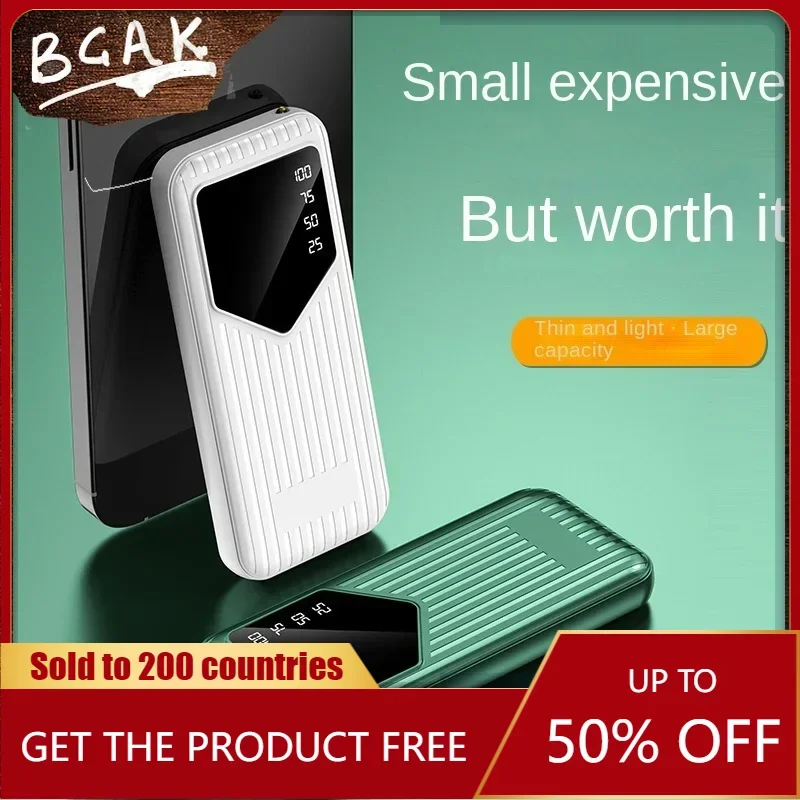 

Hot 10000Mah BCAK Fast Charging 20000mah Mini Large Capacity Mobile Power Bank Portable Power Bank Fast Charging Mobile Phones