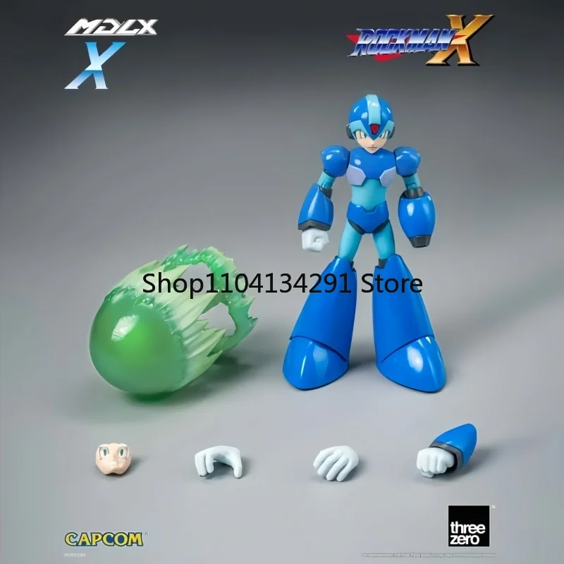 Figura de acción articulada Original ThreeZero Mega Man MDLX, edición limitada, juguete de modelos coleccionables para regalo de niños