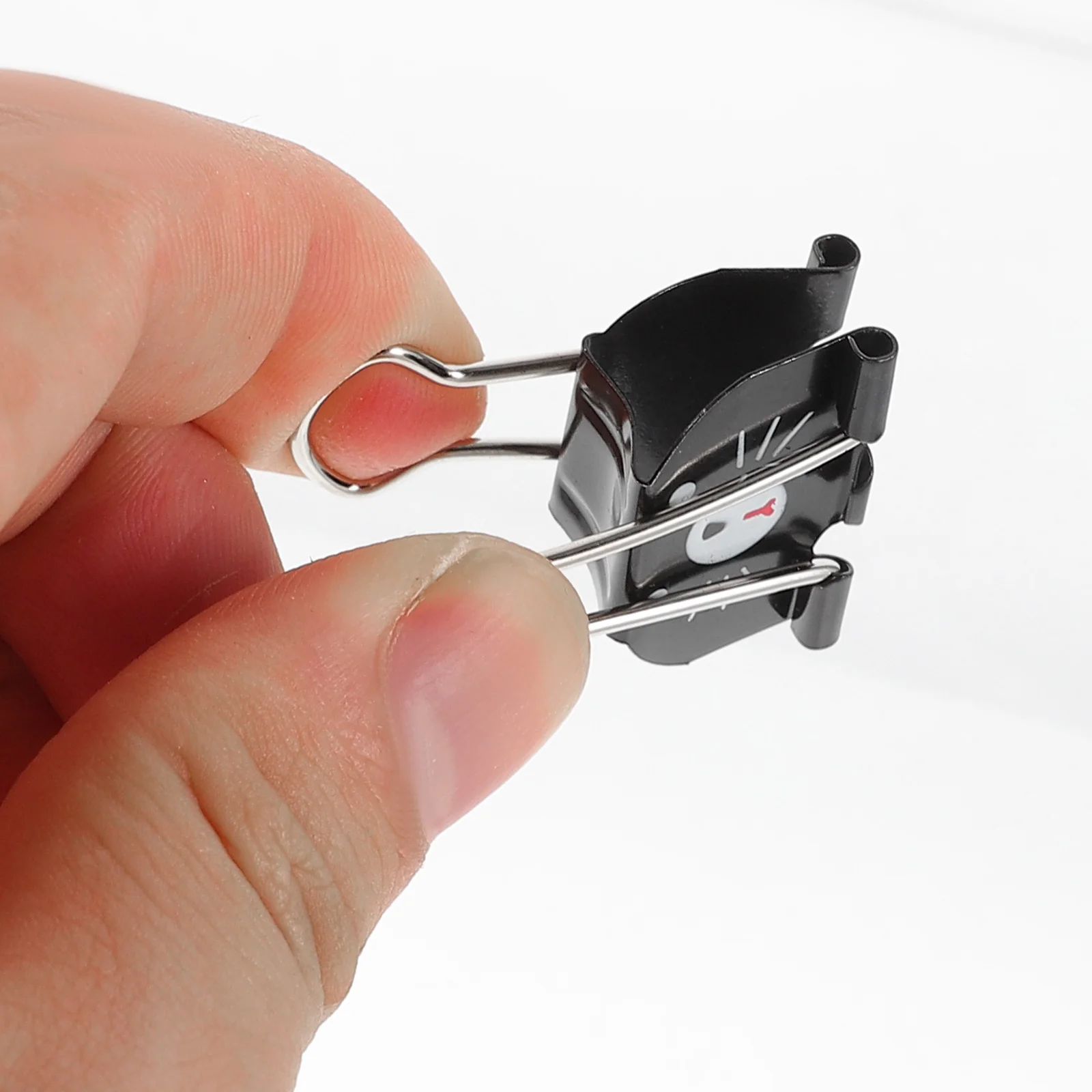 20pcs Metal Binder Small Document Clips For Office Home Use Assorted Paper Clamps Multi-Function File Clips Office Supplies