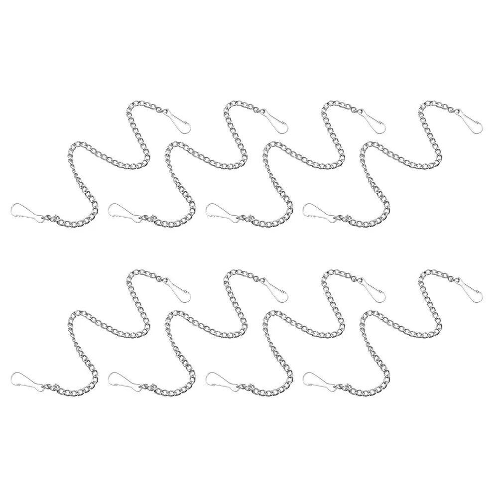 

8pcs Metal Hanging Chain For Stained Glass Window Chalkboards Billboards Signs Planters Wind Chimes Bird Feeders Decorative