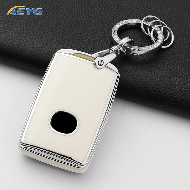 For Mazda 3 Alexa CX30 CX-4 CX5 CX-5 CX8 CX-8 CX-30 CX9 CX-9 TPU Car Smart Key Case Cover Protect Shell Keychain Accessories