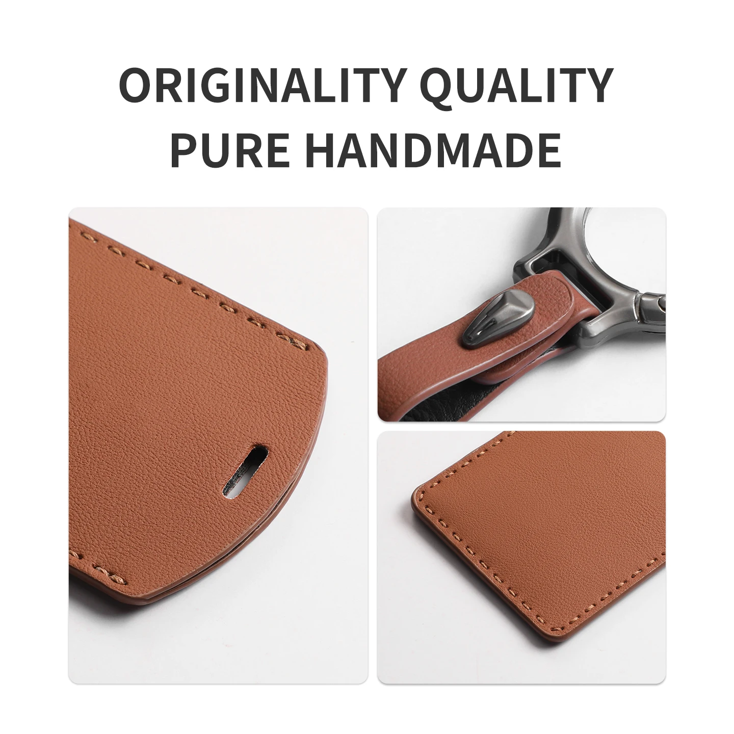 Original Color Car Key Case Cover For LEAPMOTOR C16 C10 B01 C11 Car Keyless Remote Key Card Kit Protector Interior Accessories 5