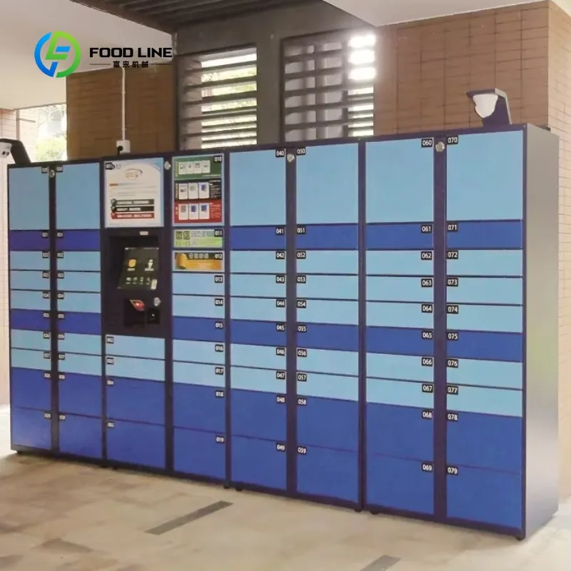 Customized Smart Intelligent Electronic Parcel Digital Metal Storage Cabinet Auto Locker for Supermarket Express Delivery
