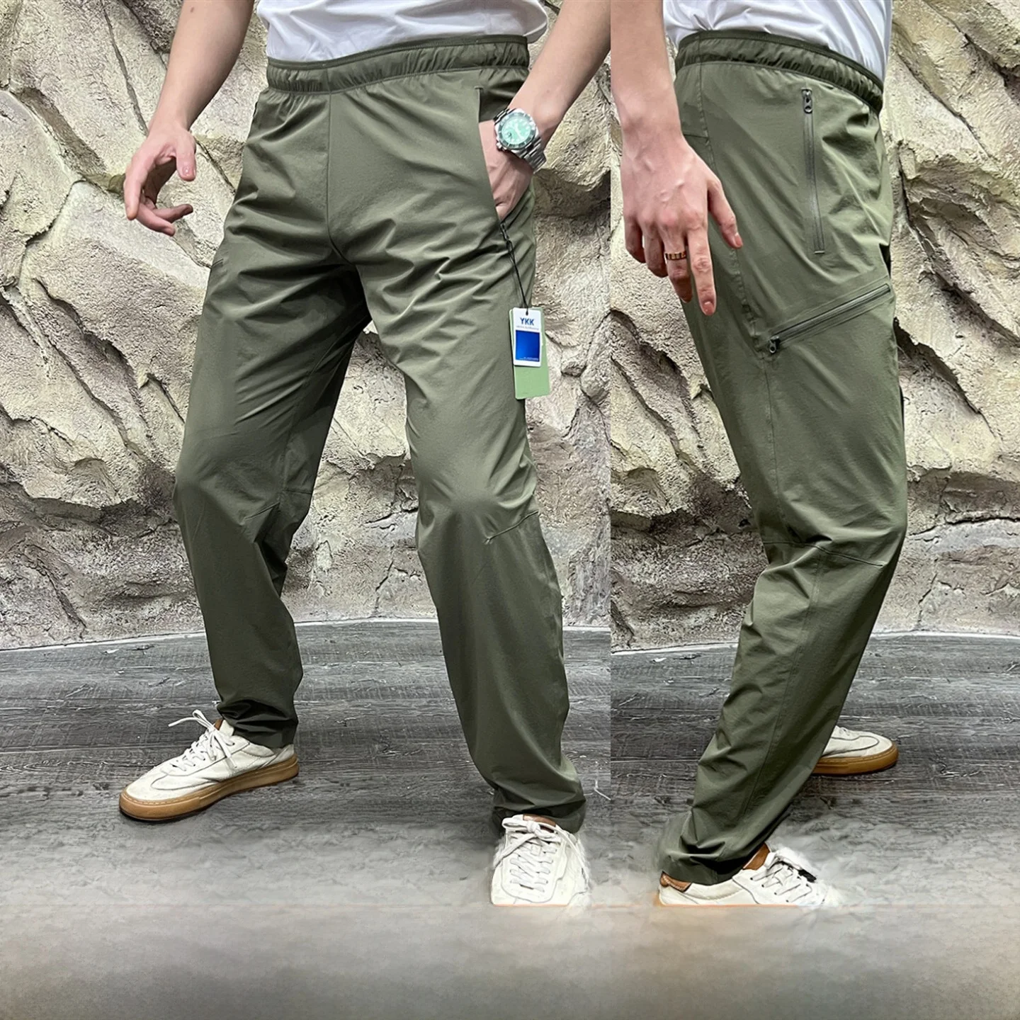 

Outdoor Lightweight Breathable Soft ell Casual Pants GM Series High-End Taped Zipper Qui Dry Spring Summer Straight Leg P...