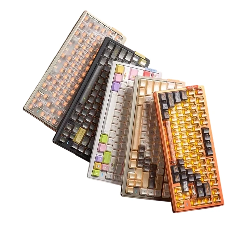 Teclado Mecánico con Eje Magnético AULA Serie AG75, Cableado, Modo Único, Frecuencia de Respuesta de 8k, Teclado para Juegos AG75 Pro/Ultra E-sports 6