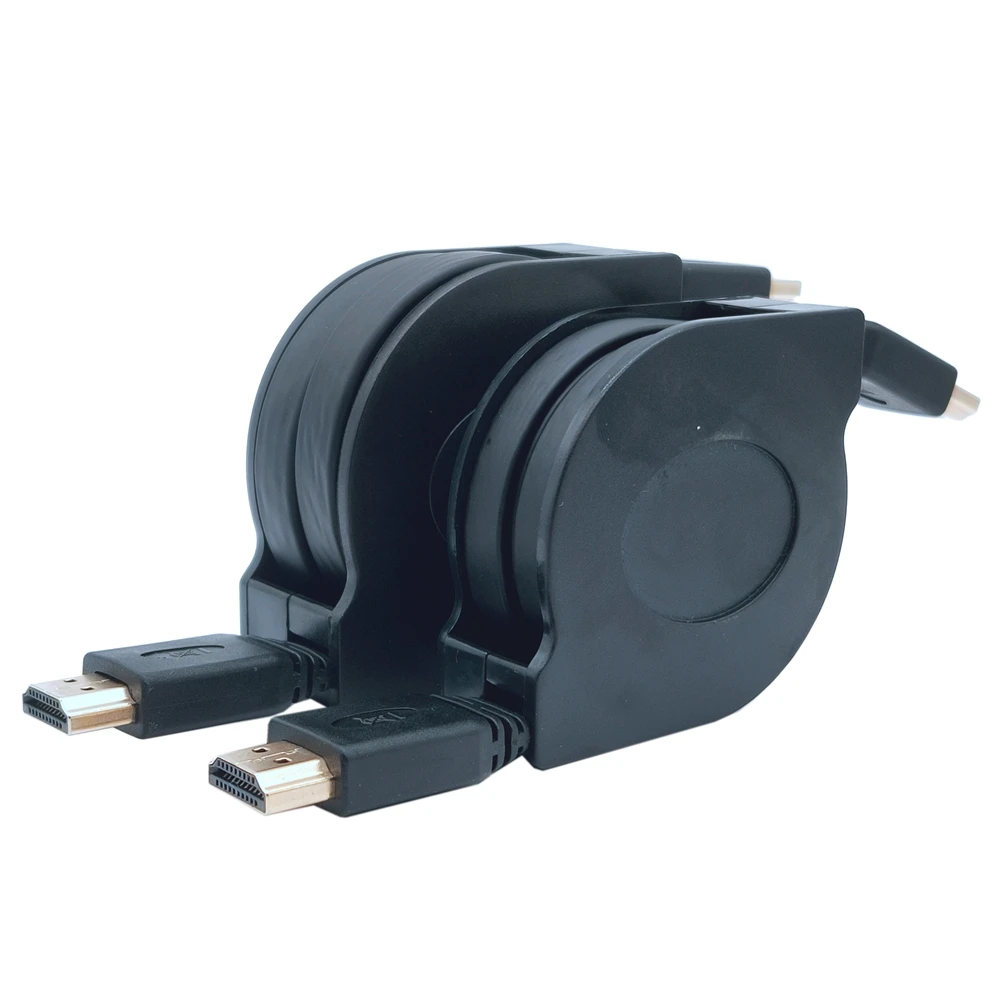 Standard HDMI interface 4K telescopic 60HZ data cable extension adapter male head conversion high-definition flat cable
