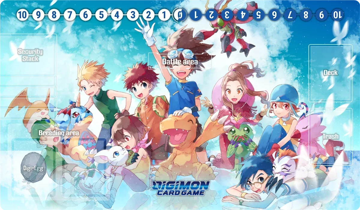 Digimon Playmat Omnimon Lady Devimon Beelzemon Imperialdramon