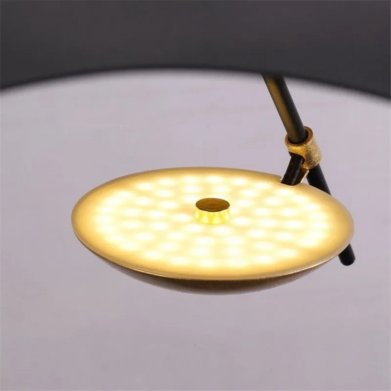 Lederam Manta S1 Pendant lamp Hat Gold curved lamp replica LED retro metal lamp for living room decor Bedroom art lounge Lamp