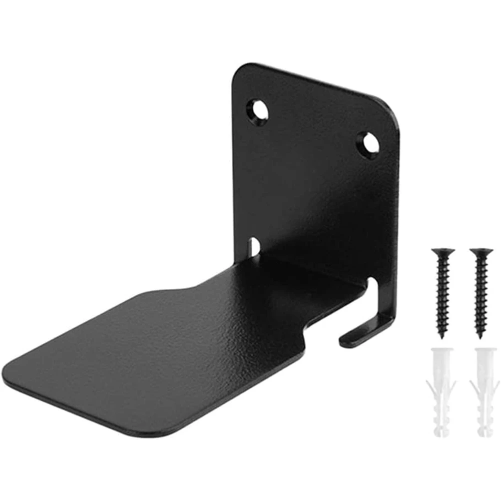 ABLK حامل أرفف الكتب المثبت على الحائط من الفولاذ المقاوم للصدأ (أبيض + أسود)