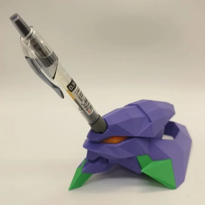 

New Neon Genesis Evangelion EVA-01 Desktop Interior Ornament Creative Pen Holder Cute Children's Birthday Gift Pen Holder