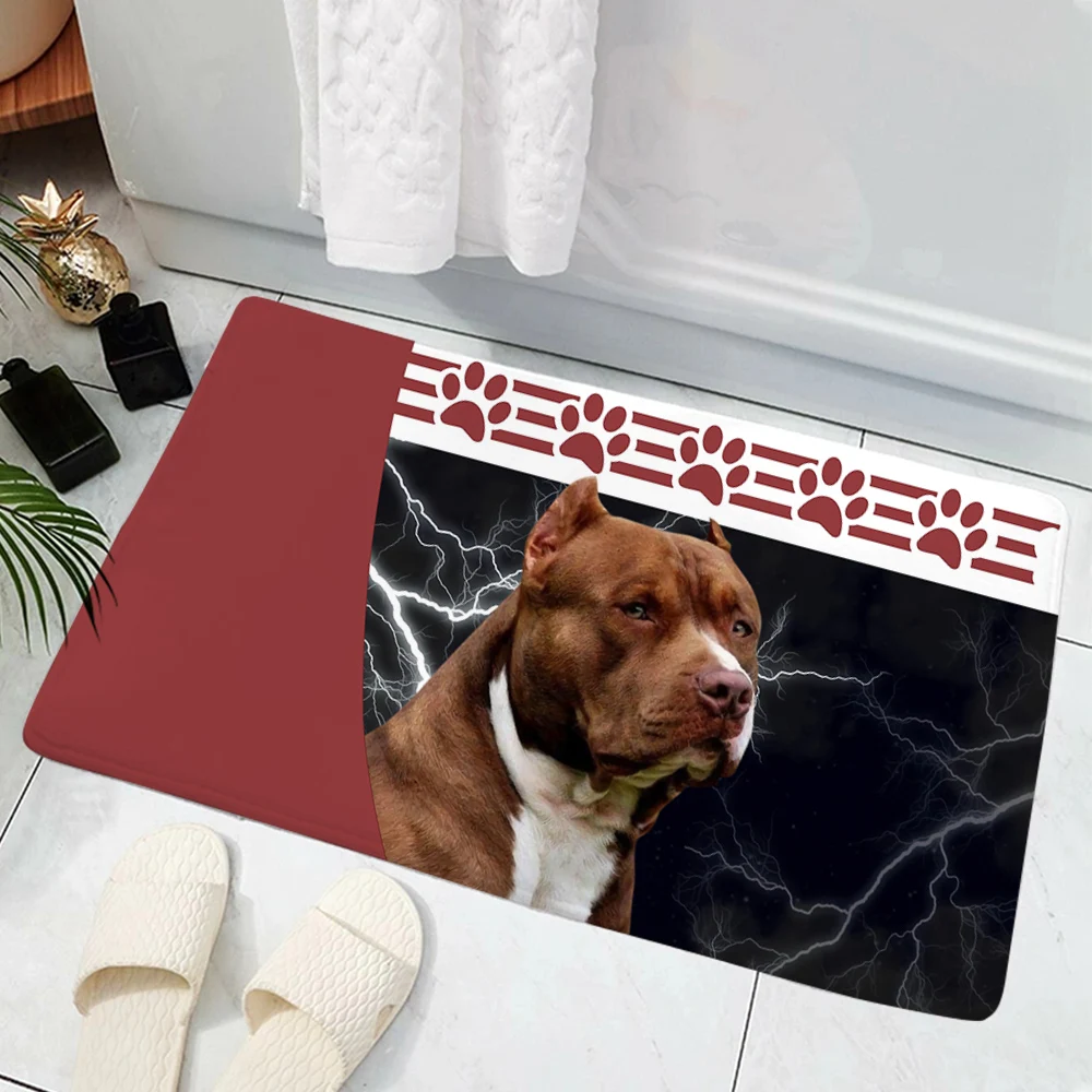 Please Remember Chihuahua Dog Doormat Decor Print Pet Dog Carpet Flannel Non-Slip Absorption Doormat for Bedroom Kitchen