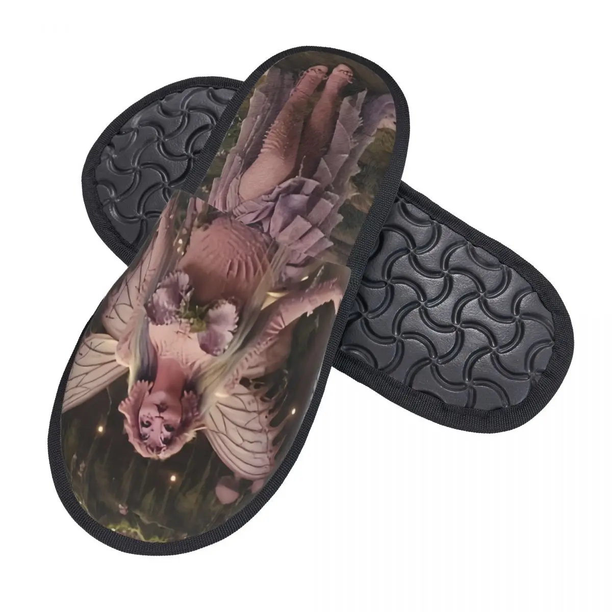 Custom Portals Mushroom Melanies Martinez Comfort Scuff Memory Foam Slippers Women American Singer Songwriter Hotel House Shoes