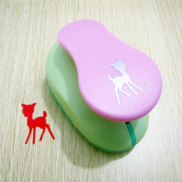 

NEW 3" Stamp shape Craft Punch Paper Perforator Ponsen Voor Papier Hole Puncher Cortador Embossing Crafts And Scrapbooking Tools