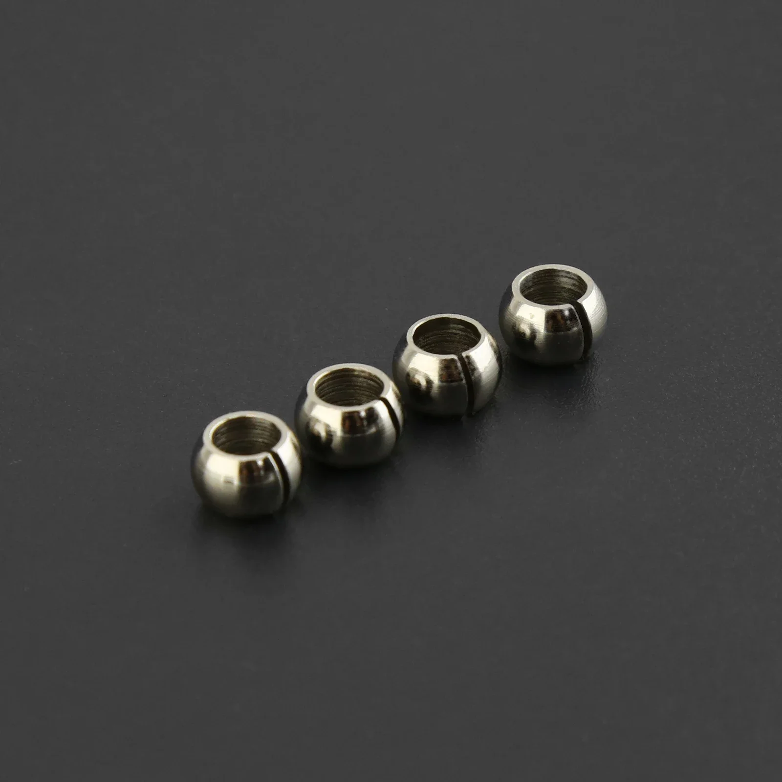 Bolas huecas de Metal de baja fricción para coche teledirigido Tamiya TT02, TT02D, TT02FT, TT02RR 54559, 4 piezas, 1/10